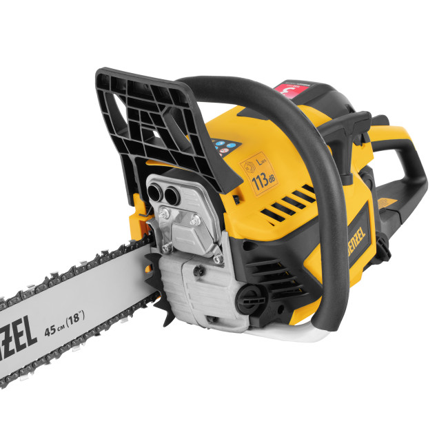 Пила цепная бензиновая DS-5218, шина 45 см, 52 см3, 3 л.с, шаг 0,325, паз 1,5 мм, 72 звена Denzel в Красноярске