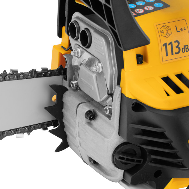 Пила цепная бензиновая DS-5218, шина 45 см, 52 см3, 3 л.с, шаг 0,325, паз 1,5 мм, 72 звена Denzel в Красноярске