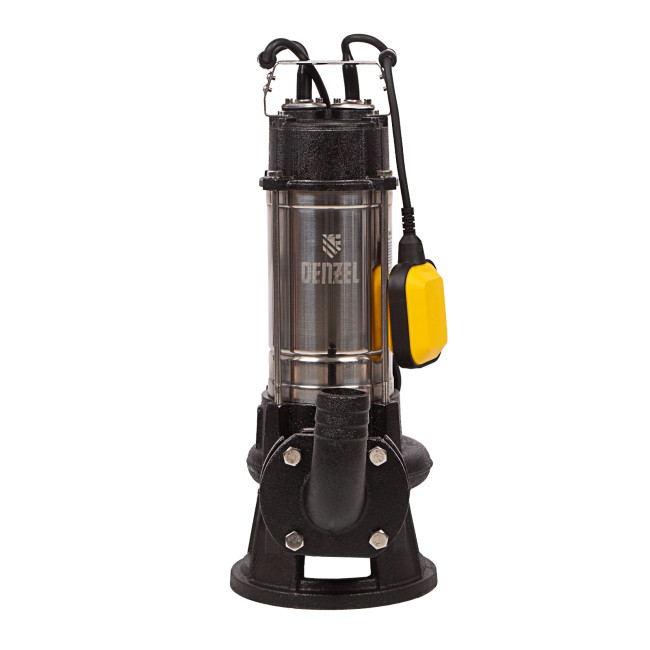 Фекальный насос FP1800-KS, 1800 Вт, напор 17 м, 26000 л/ч, нож-измельчитель Denzel в Красноярске