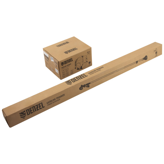 Триммер бензиновый DT 43, 43 см3, 2.5 л. с, неразъемная штанга, состоит из 2 частей Denzel в Красноярске