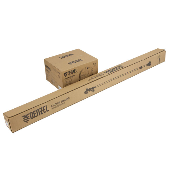 Триммер бензиновый DT 43, 43 см3, 2.5 л. с, неразъемная штанга, состоит из 2 частей Denzel в Красноярске