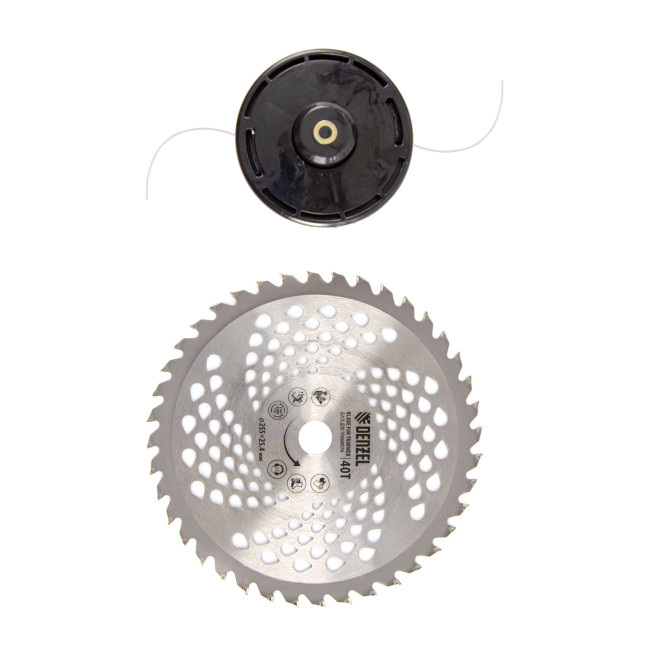 Триммер бензиновый DT 43, 43 см3, 2.5 л. с, неразъемная штанга, состоит из 2 частей Denzel в Красноярске