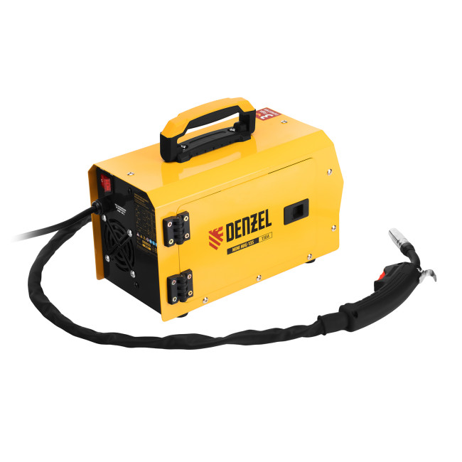 Аппарат инвертор. полуавтомат. сварки Mini MIG-135, 130 А, ПВ 60%// Denzel в Красноярске Аппарат инвертор. полуавтомат. сварки Mini MIG-135, 130 А, ПВ 60%// Denzel в Красноярске