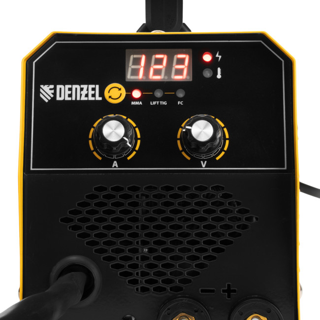 Аппарат инвертор. полуавтомат. сварки Mini MIG-135, 130 А, ПВ 60%// Denzel в Красноярске Аппарат инвертор. полуавтомат. сварки Mini MIG-135, 130 А, ПВ 60%// Denzel в Красноярске