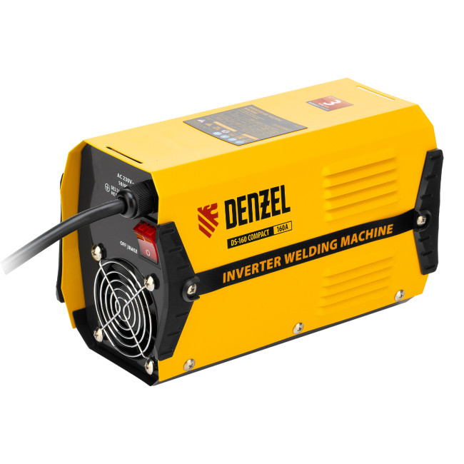 Аппарат инверторный дуговой сварки DS-160 Compact, 160 А, ПВ 70%, диаметр электрода 1.6-3.2 мм Denzel в Красноярске Аппарат инверторный дуговой сварки DS-160 Compact, 160 А, ПВ 70%, диаметр электрода 1.6-3.2 мм Denzel в Красноярске