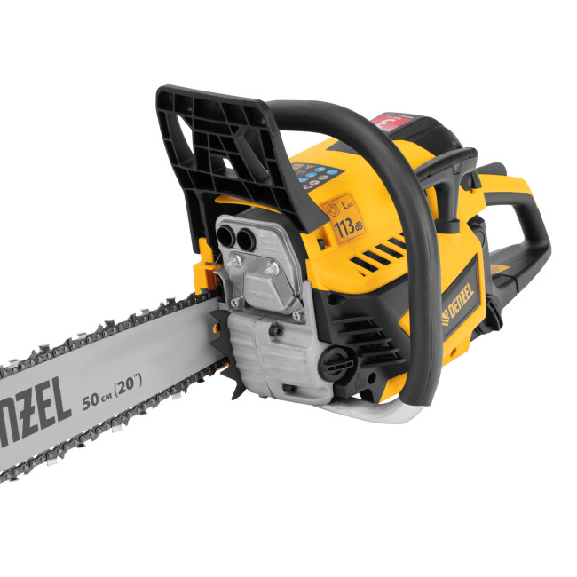 Пила цепная бензиновая DS-5820, шина 50 см, 58 см3, 3.6 л.с, шаг 0,325, паз 1,5 мм, 76 звеньев Denzel в Красноярске