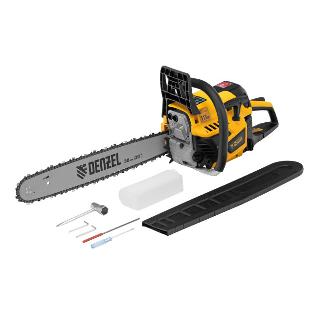 Пила цепная бензиновая DS-5820, шина 50 см, 58 см3, 3.6 л.с, шаг 0,325, паз 1,5 мм, 76 звеньев Denzel в Красноярске