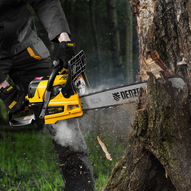 Пила цепная бензиновая DS-5820, шина 50 см, 58 см3, 3.6 л.с, шаг 0,325, паз 1,5 мм, 76 звеньев Denzel в Красноярске