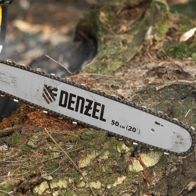 Пила цепная бензиновая DS-5820, шина 50 см, 58 см3, 3.6 л.с, шаг 0,325, паз 1,5 мм, 76 звеньев Denzel в Красноярске