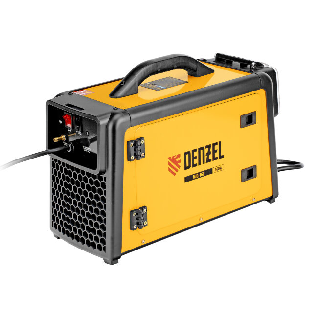 Аппарат инвертор. полуавтомат. сварки  MIG-160, 160 А, ПВ 60%, катушка 5 кг// Denzel в Красноярске