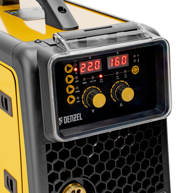 Аппарат инвертор. полуавтомат. сварки  MIG-160, 160 А, ПВ 60%, катушка 5 кг// Denzel в Красноярске