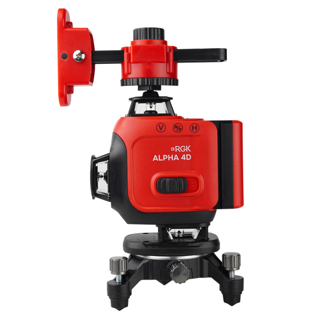 Лазерный уровень RGK ALPHA 4D с зелёным лучом в Красноярске