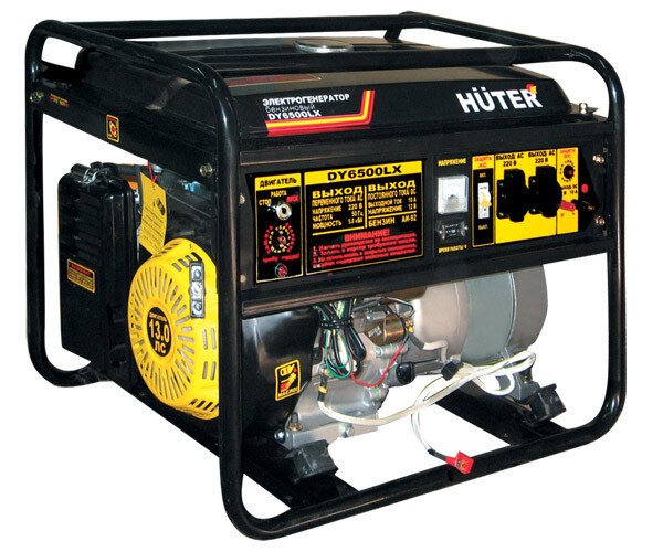 Портативный бензогенератор HUTER DY6500LX в Красноярске