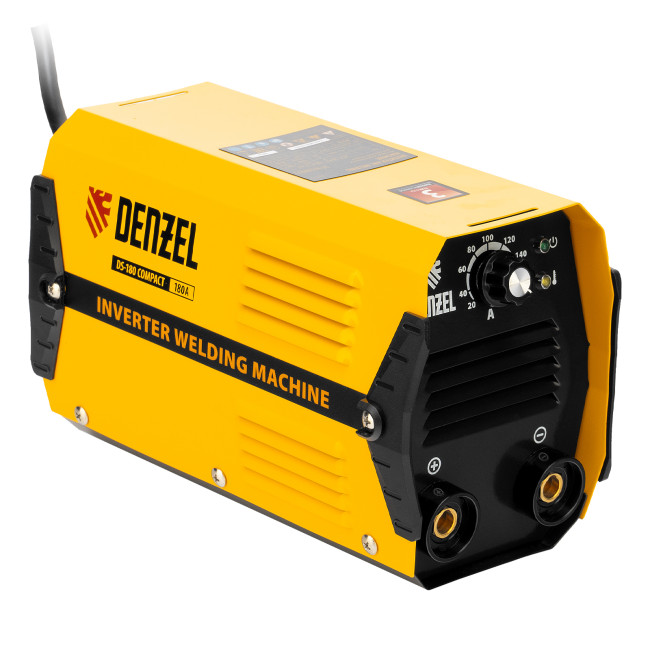 Аппарат инверторный дуговой сварки DS-180 Compact, 180 А, ПВ 70%, диаметр электрода 1.6-4 мм Denzel в Красноярске Аппарат инверторный дуговой сварки DS-180 Compact, 180 А, ПВ 70%, диаметр электрода 1.6-4 мм Denzel в Красноярске