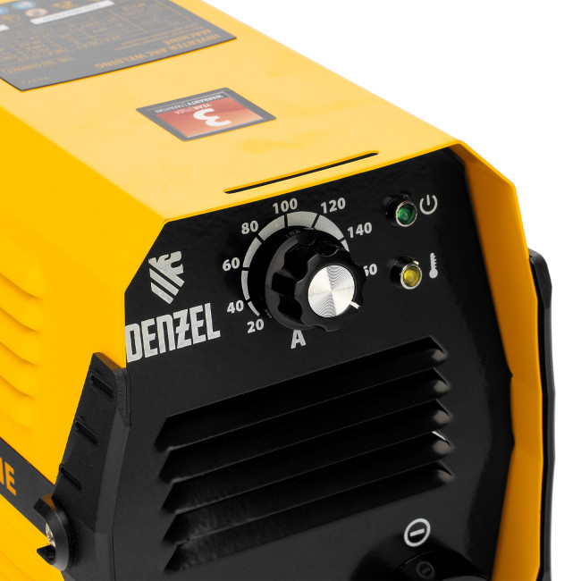 Аппарат инверторный дуговой сварки DS-180 Compact, 180 А, ПВ 70%, диаметр электрода 1.6-4 мм Denzel в Красноярске Аппарат инверторный дуговой сварки DS-180 Compact, 180 А, ПВ 70%, диаметр электрода 1.6-4 мм Denzel в Красноярске