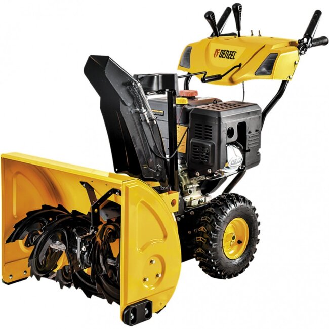 Бензиновая снегоуборочная машина SB 1100 E, 11 л.с, Loncin, с электростартером, фара, обогрев Denzel в Красноярске