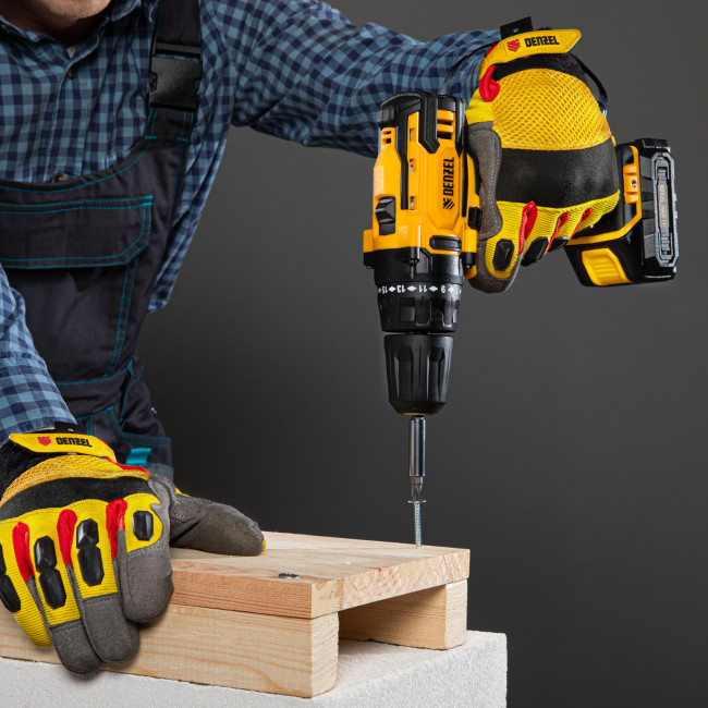 Дрель-шуруповерт аккумуляторная CDL-12-01CB, Li-Ion, 12 В, 1 акк. Denzel в Красноярске