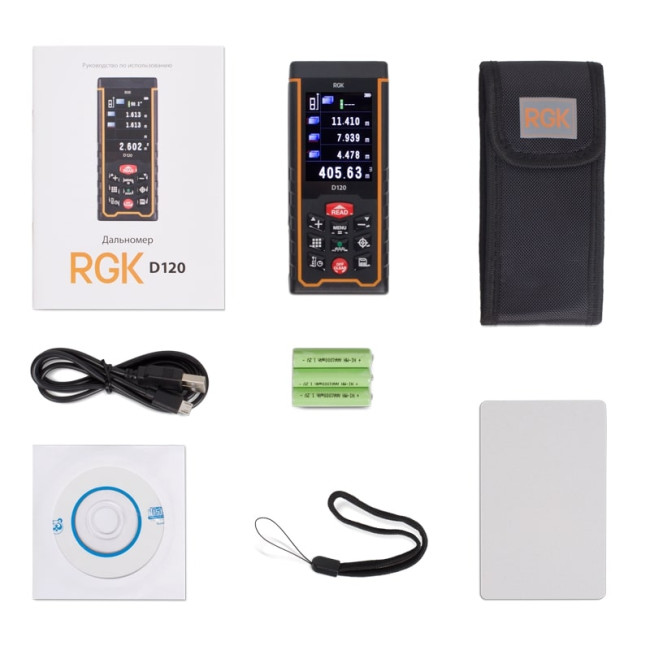 Лазерный дальномер с видоискателем RGK D120 в Красноярске