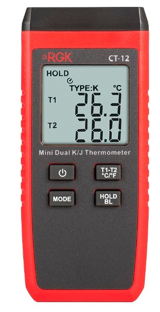 Термометр RGK CT-12 с погружным зондом температуры TR-10W и поверхностным зондом TR-10S в Красноярске