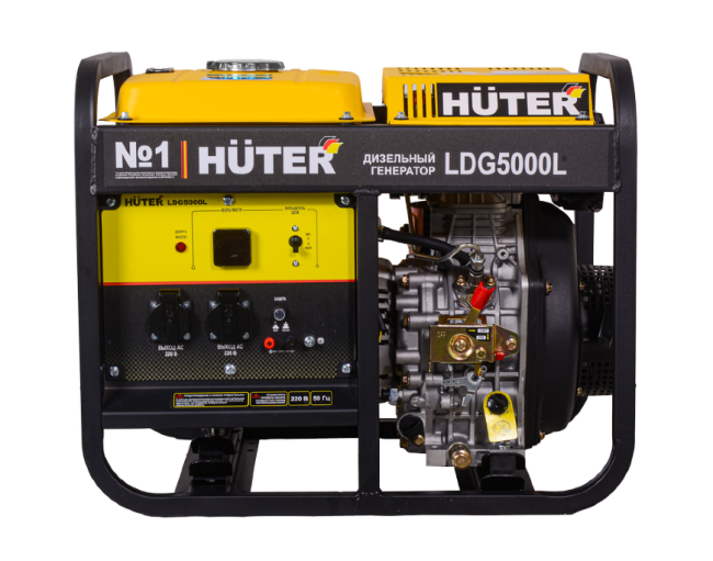 Электрогенератор дизельный LDG 5000L Huter KEM069 в Красноярске