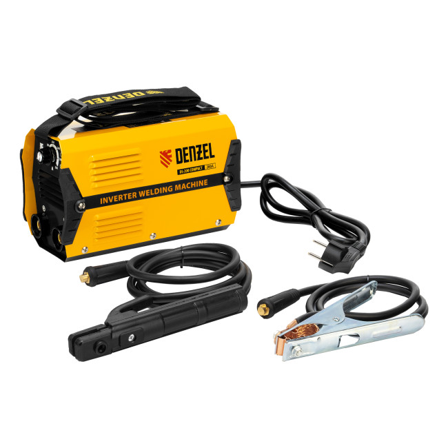 Аппарат инверторный дуговой сварки DS-200 Compact, 200 А, ПВ 70%, диаметр электрода 1.6-5 мм Denzel в Красноярске