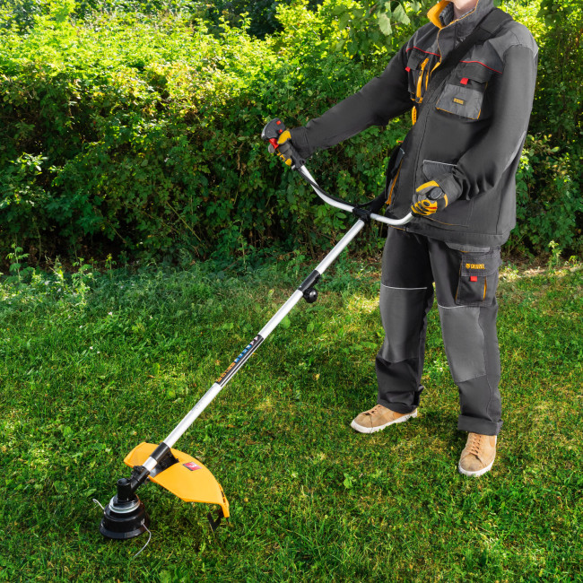 Триммер бензиновый DT 52S, 52 см3, 3 л. с, разъемная штанга, состоит из 2 частей Denzel в Красноярске