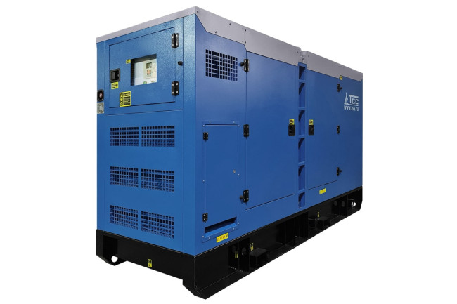 Дизельный генератор ТСС АД-200С-Т400 в шумозащитном кожухе в Красноярске