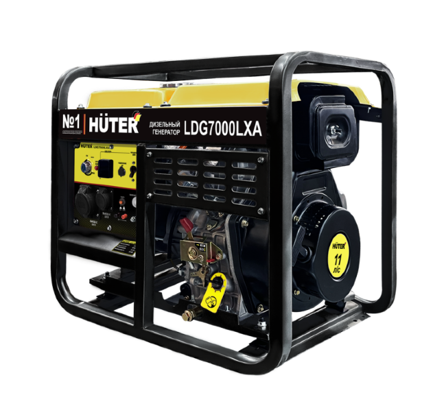 Электрогенератор дизельный LDG 7000LXА Huter в Красноярске