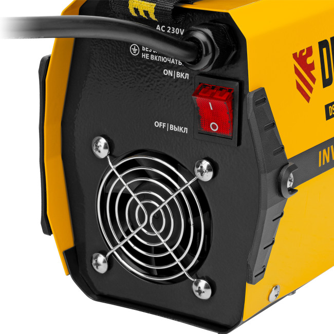 Аппарат инверторный дуговой сварки DS-230 Compact, 230 А, ПВ 70%, диаметр электрода 1.6-5 мм Denzel в Красноярске Аппарат инверторный дуговой сварки DS-230 Compact, 230 А, ПВ 70%, диаметр электрода 1.6-5 мм Denzel в Красноярске