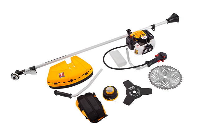 Триммер бензиновый DGT 250, 25 см3, 1.3 л. с, неразъемная штанга, состоит из 2 частей Denzel в Красноярске