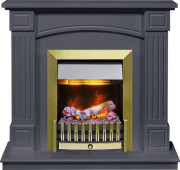 Каминокомплект Boston - Серый графит (Высота 925см) с очагом Danville Antique Brass FB2 Каминокомплект Boston - Серый графит (Высота 925см) с очагом Danville Antique Brass FB2