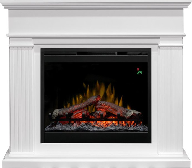 Каминокомплект Adagio - Белый с очагом Symphony 26'' DF2624L-INT в Красноярске