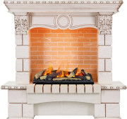 Каминокомплект Pierre Luxe - Слоновая кость / Шампань (Высота 1035мм) с очагом Cassette 600 LNH-INT (с дровами) Каминокомплект Pierre Luxe - Слоновая кость / Шампань (Высота 1035мм) с очагом Cassette 600 LNH-INT (с дровами)