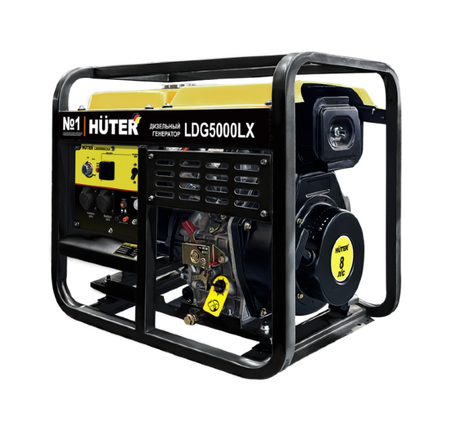 Электрогенератор дизельный LDG 5000LX Huter в Красноярске