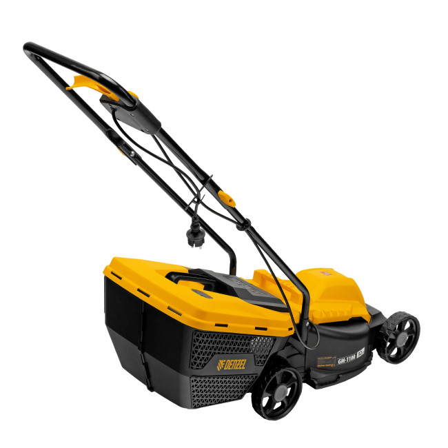 Газонокосилка электрическая GM-1100, 1100 Вт, шир. 32 см, 3 уров., травосб. 30 л Denzel в Красноярске Газонокосилка электрическая GM-1100, 1100 Вт, шир. 32 см, 3 уров., травосб. 30 л Denzel в Красноярске