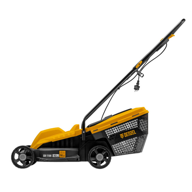 Газонокосилка электрическая GM-1100, 1100 Вт, шир. 32 см, 3 уров., травосб. 30 л Denzel в Красноярске Газонокосилка электрическая GM-1100, 1100 Вт, шир. 32 см, 3 уров., травосб. 30 л Denzel в Красноярске