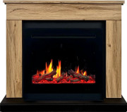 Каминокомплект Bergen 23 (Разборный) - Дуб галифакс с очагом 5D V-ART 25