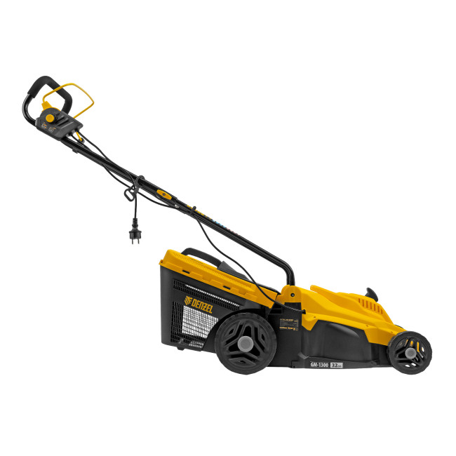 Газонокосилка электрическая GM-1300, 1300 Вт, шир. 32 см, 5 уров., травосб. 35 л Denzel в Красноярске Газонокосилка электрическая GM-1300, 1300 Вт, шир. 32 см, 5 уров., травосб. 35 л Denzel в Красноярске