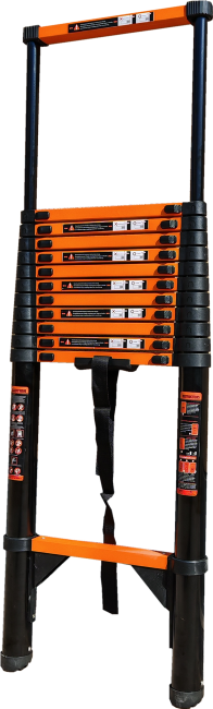 Лестница телескопическая 4,3 м ТАЛМЕТ/TALMET TM-1043С (углеродистая сталь) в Красноярске