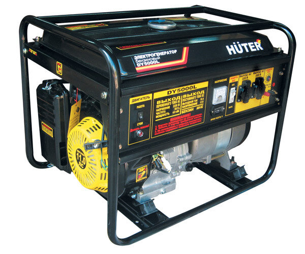 Портативный бензогенератор HUTER DY5000L в Красноярске