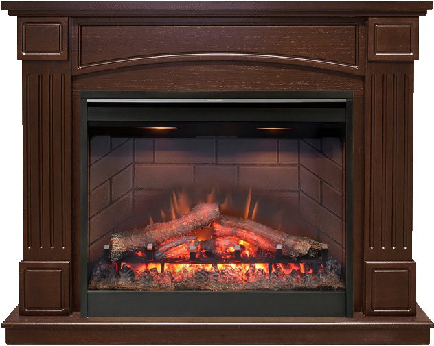 Каминокомплект Boston - Темный дуб с очагом Symphony 26'' DF2608-INT в Красноярске