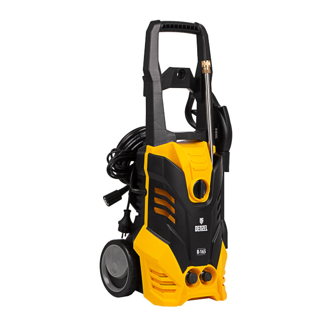 Моечная машина высокого давления R-165, 2200 Вт, 165 бар, 7 л/мин, колесная Denzel в Красноярске
