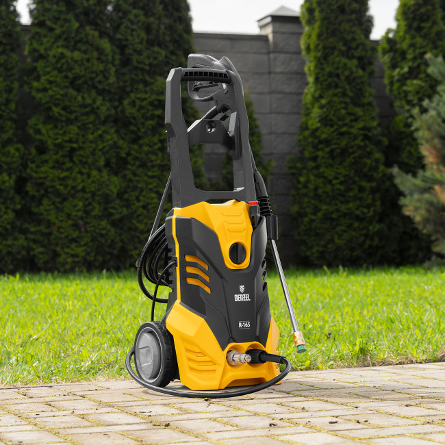 Моечная машина высокого давления R-165, 2200 Вт, 165 бар, 7 л/мин, колесная Denzel в Красноярске