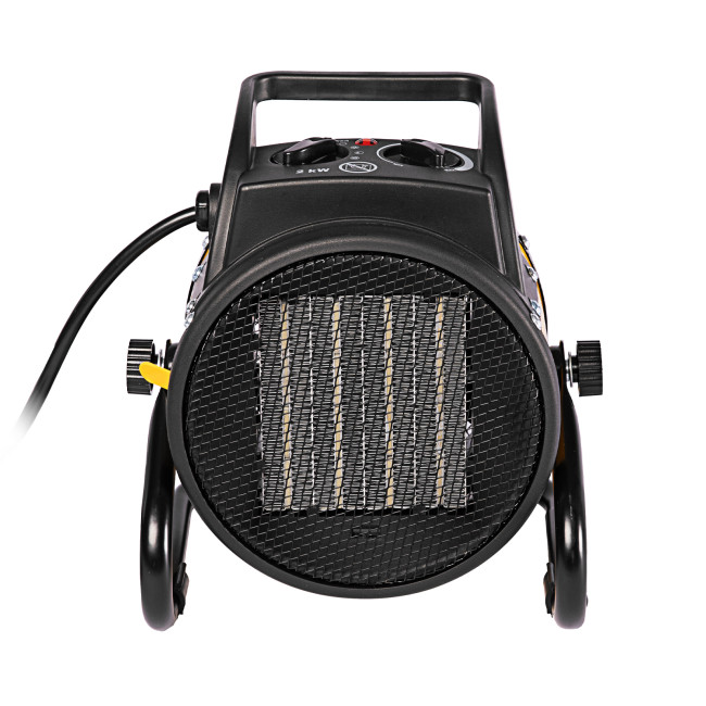 Тепловая пушка, керамический нагреватель (тепловентилятор) DHC 2-100, 230 В, 0.025/1/2 кВт Denzel в Красноярске Тепловая пушка, керамический нагреватель (тепловентилятор) DHC 2-100, 230 В, 0.025/1/2 кВт Denzel в Красноярске