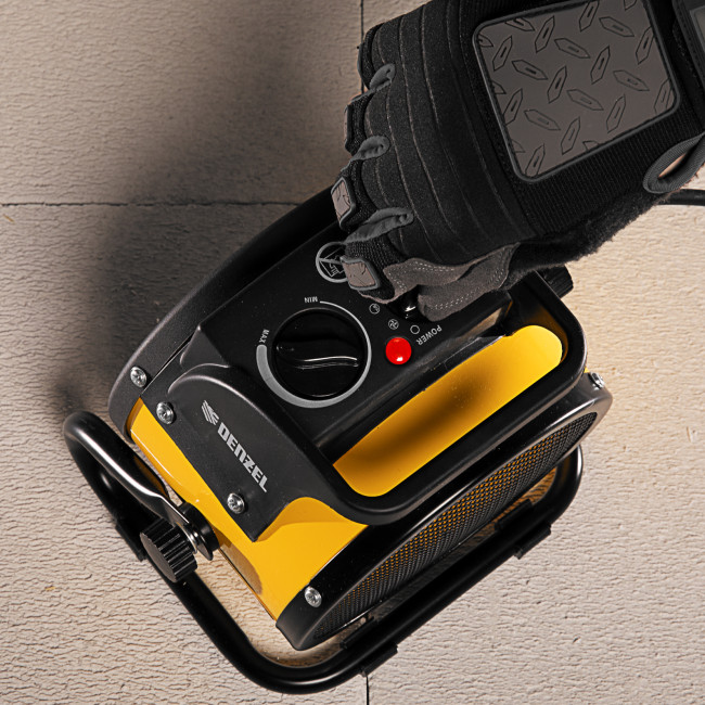 Тепловая пушка, керамический нагреватель (тепловентилятор) DHC 2-100, 230 В, 0.025/1/2 кВт Denzel в Красноярске Тепловая пушка, керамический нагреватель (тепловентилятор) DHC 2-100, 230 В, 0.025/1/2 кВт Denzel в Красноярске