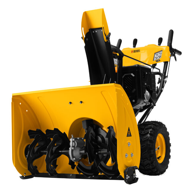 Бензиновая снегоуборочная машина SBL 711D PRO, 302cc, эл.старт, фара, обогрев, блок. дифф. Denzel в Красноярске