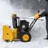 Бензиновая снегоуборочная машина SBL 711D PRO, 302cc, эл.старт, фара, обогрев, блок. дифф. Denzel в Красноярске