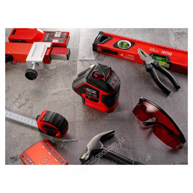 Лазерный уровень RGK PR-81 с калибровкой в Красноярске