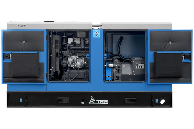 Дизельный генератор ТСС АД-24С-Т400-1РКМ11 в шумозащитном кожухе в Красноярске Дизельный генератор ТСС АД-24С-Т400-1РКМ11 в шумозащитном кожухе в Красноярске