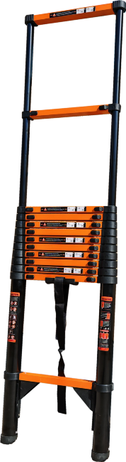 Лестница телескопическая 5,1 м ТАЛМЕТ/TALMET TM-1051С (углеродистая сталь) 1 в Красноярске